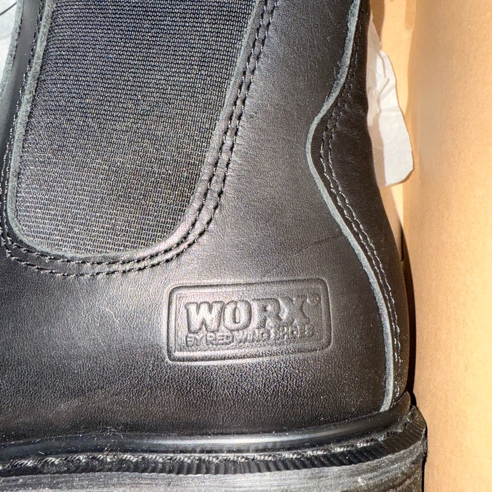 Red Wing Shoes Black Joist Steel Toe Work Boots - Picture 10 of 10